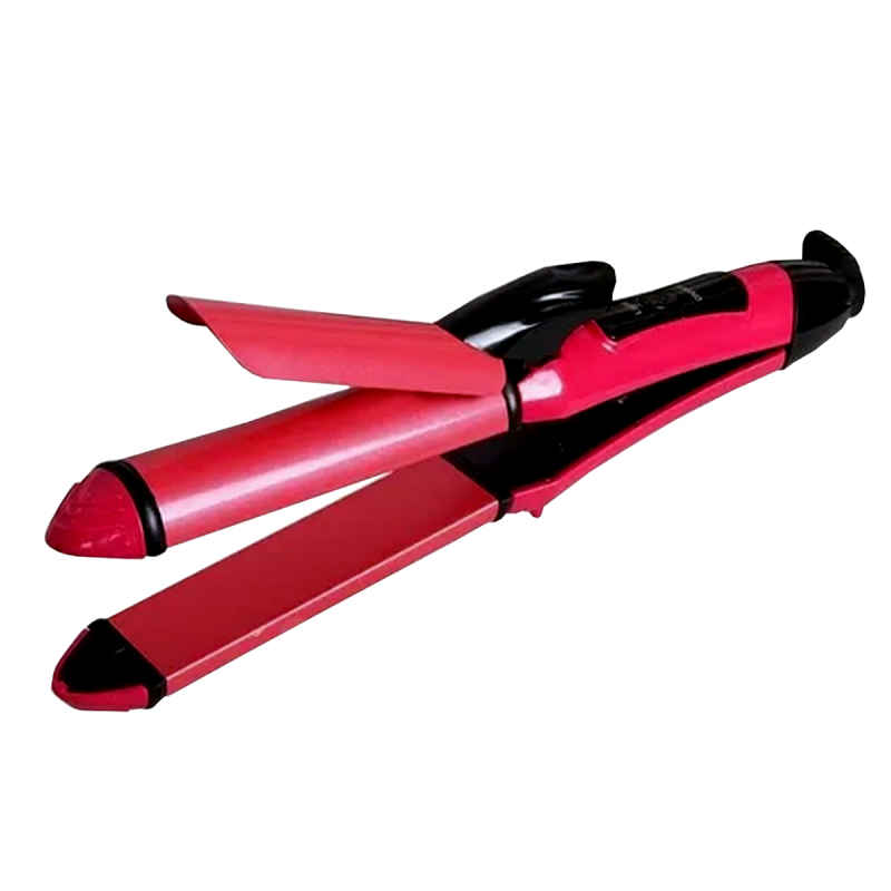 Rizador y Plancha Para Cabello 2 En 1