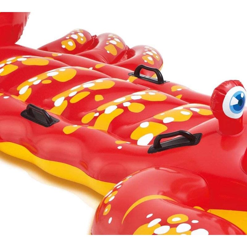 Flotador Montable Langosta Inflable para Alberca Piscina playa Juguetes