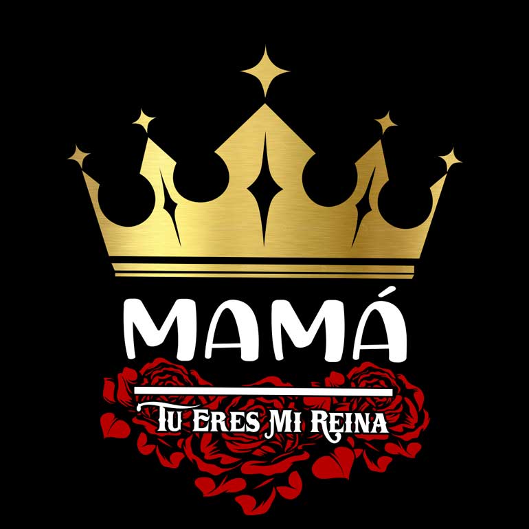 Playera dama - Mamá Mi Reina AxoloTee