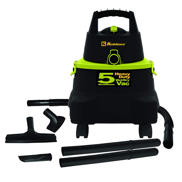 Aspiradora Para seco y Mojado 5 Galones Koblenz WD-5K - Negro