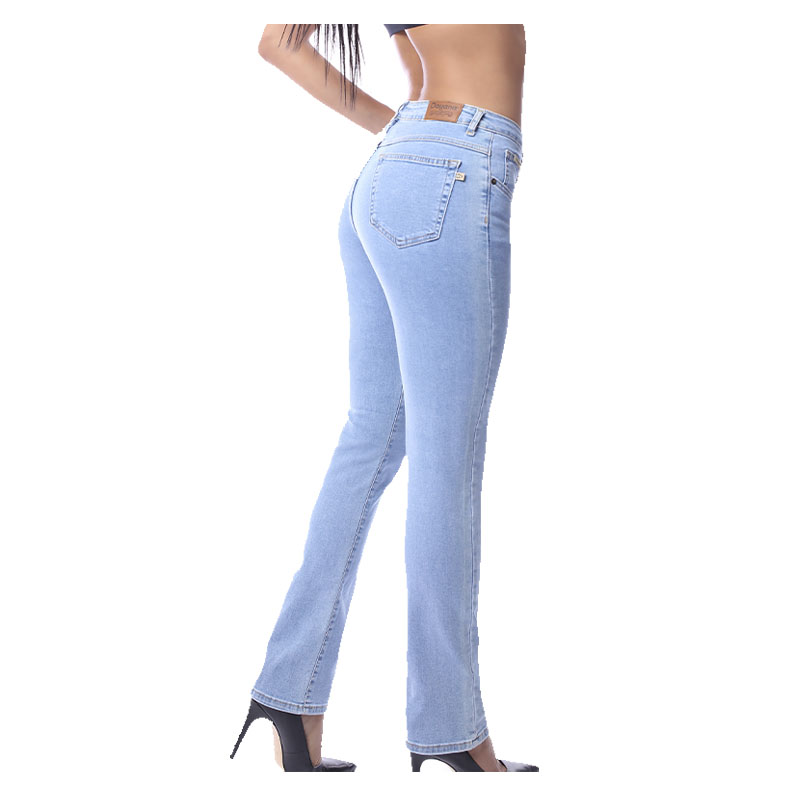 Jeans de dama Dayana Mezclilla Corte Recto Ajustable 009