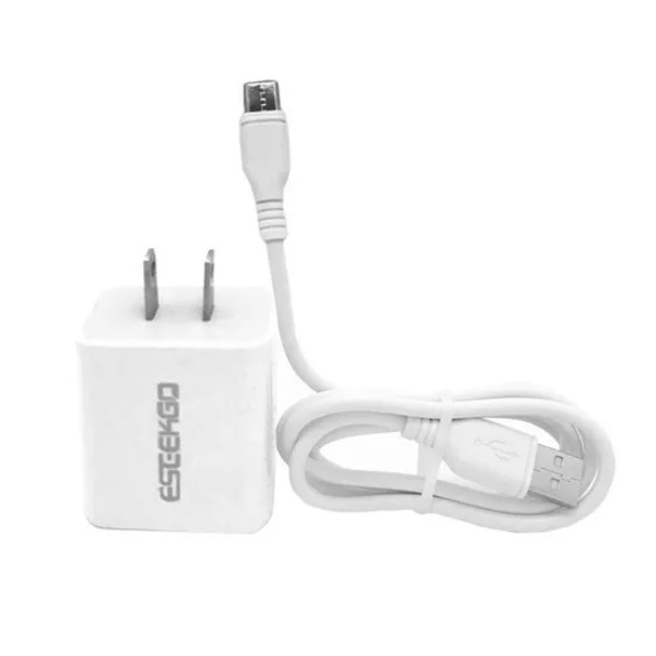 Cargador Qc3.0 de carga rapida tipo C Eseekgo. Blanco