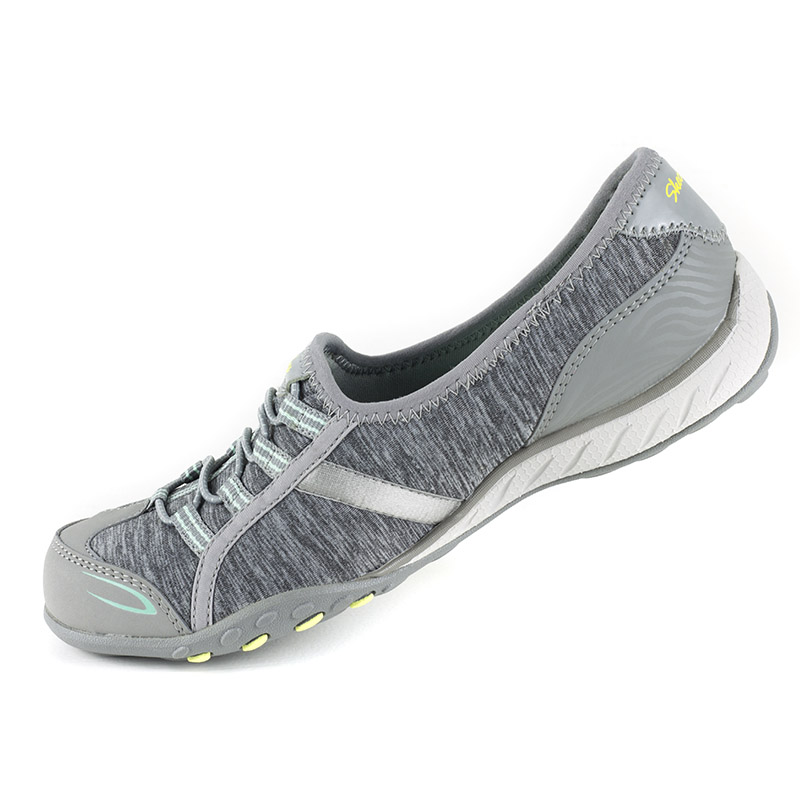 TENIS CASUAL DAMA SKECHERS RELAXED FIT: 22468 GRIS AQUA MEMORY FOAM ORIGINAL