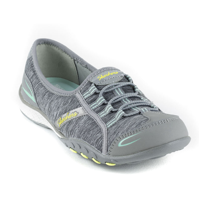 TENIS CASUAL DAMA SKECHERS RELAXED FIT: 22468 GRIS AQUA MEMORY FOAM ORIGINAL