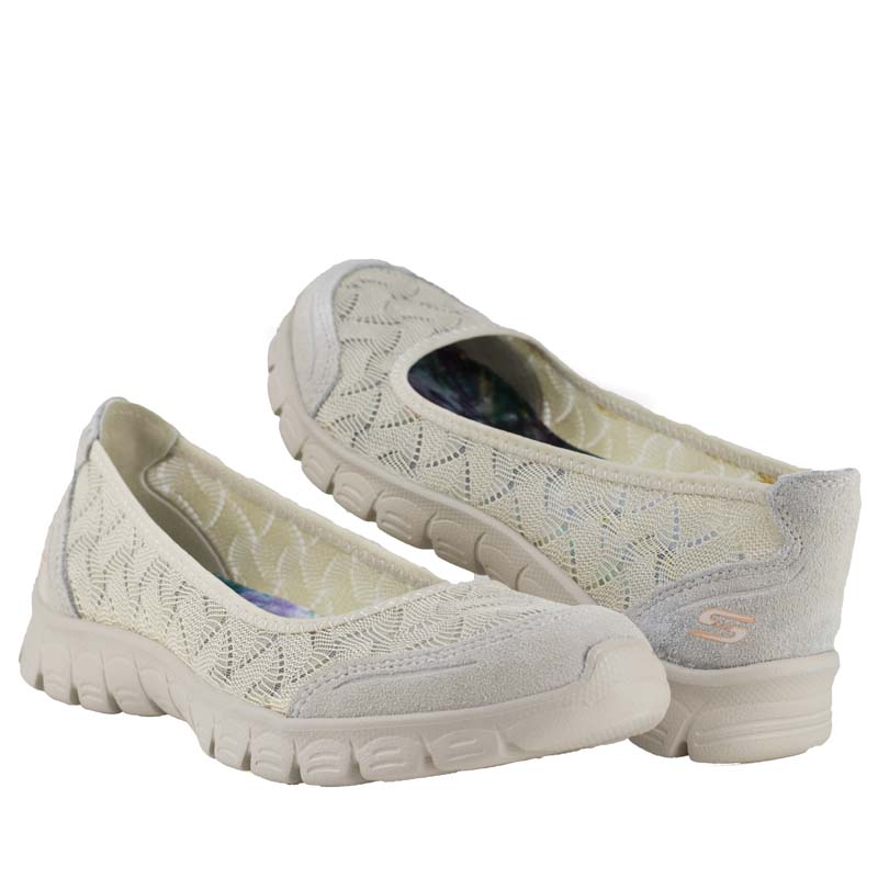 TENIS SKECHERS PARA DAMA COMODOS PLANTILLA MEMORY FOAM 23411 NATURAL