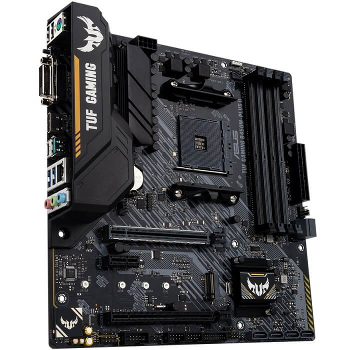 Tarjeta Madre ASUS TUF GAMING B450M-PLUS II AURA 4xDDR4 2xPCI-E USB3 Socket AM4