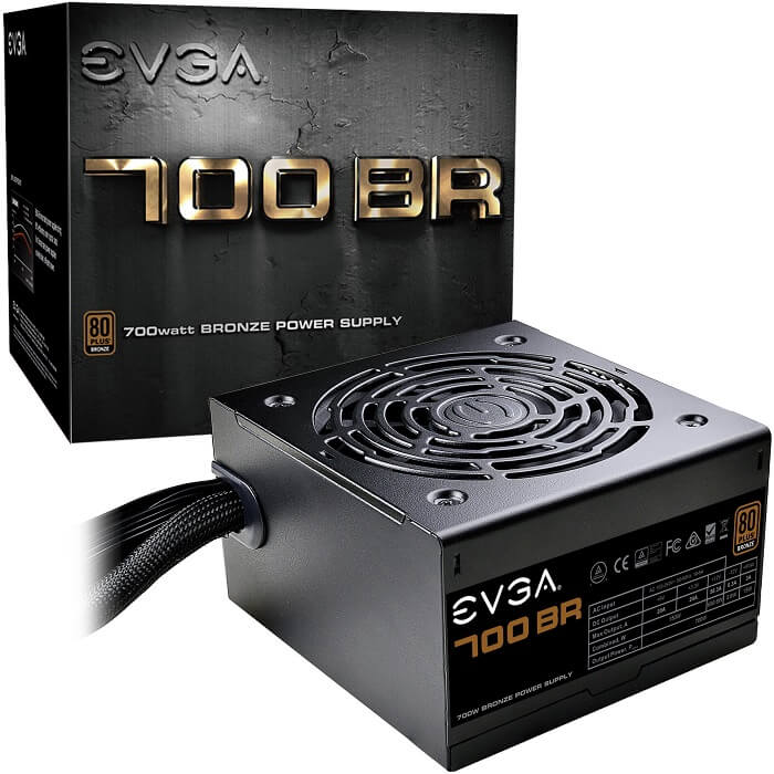 Fuente De Poder EVGA 700 BR 700W 80 PLUS Bronze 100-BR-0700-K1