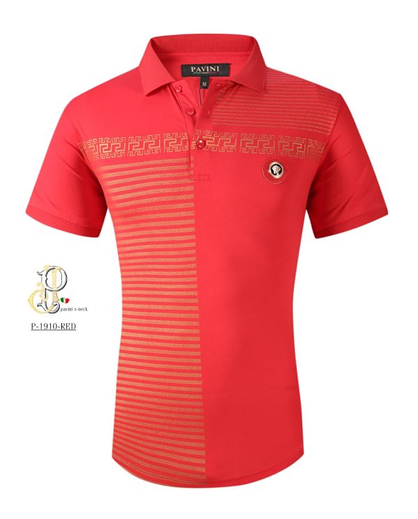 Playera Pavini cuello polo para hombre