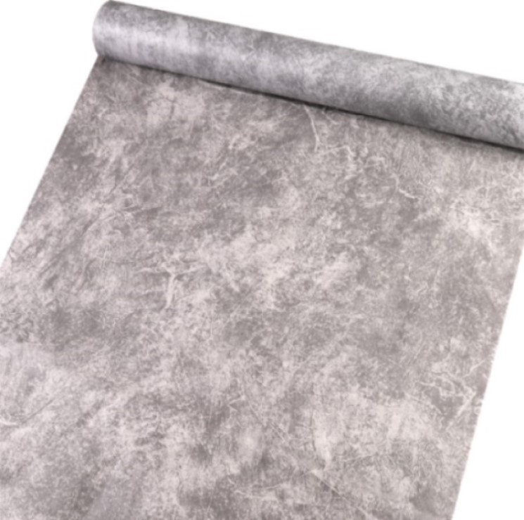PAPEL TAPIZ ADHERIBLE CEMENTO CLASICO GRIS 10m X 45cm TP57