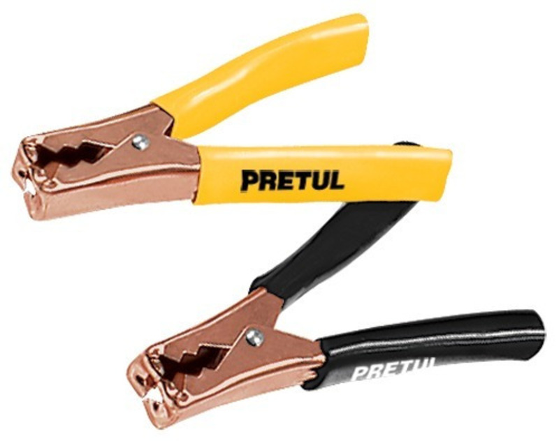 Pinzas caimán para cable pasa corriente, 2 pzas Modelo 20123