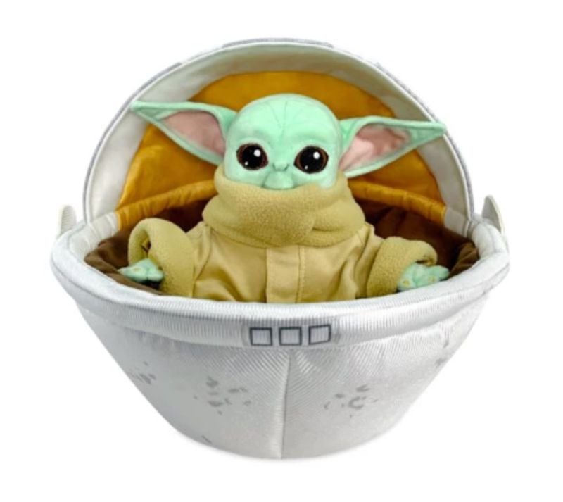 Baby Yoda El Niño en cuna, Grogu The Mandalorian Peluche Disney Collection Mandalorian