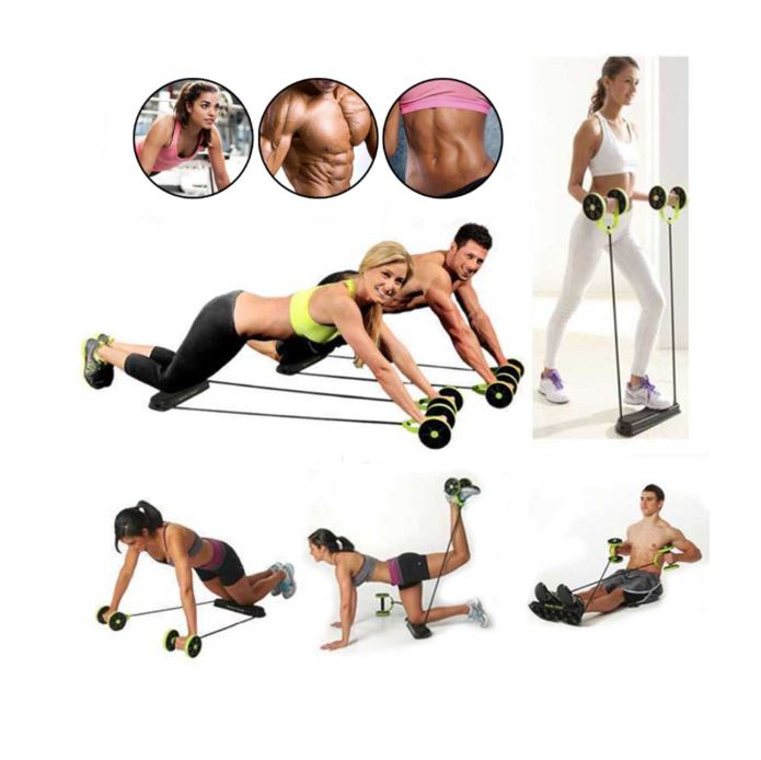 Rueda Abdominales Gimnasio Multifuncional Body Crunch Abs!!!