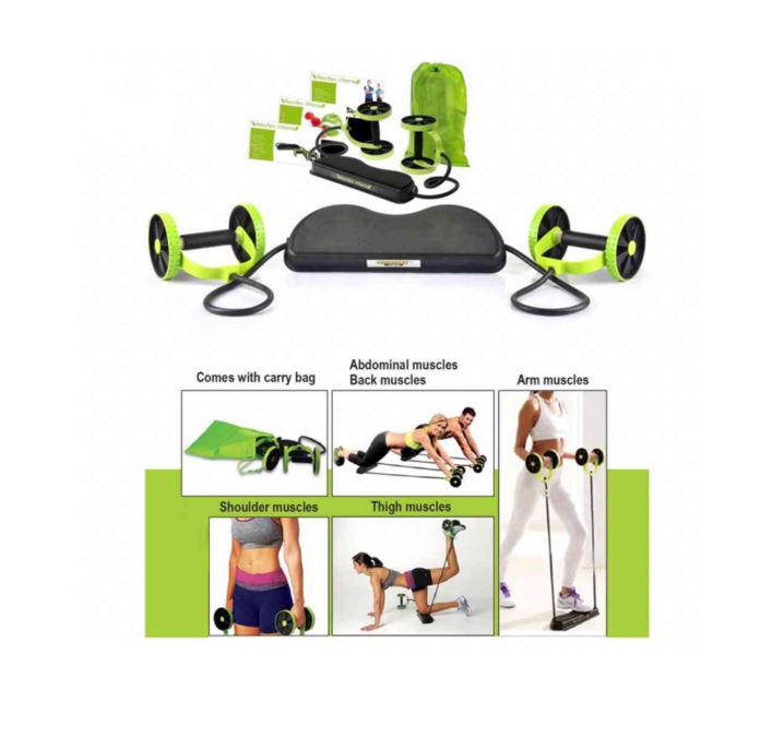 Rueda Abdominales Gimnasio Multifuncional Body Crunch Abs!!!