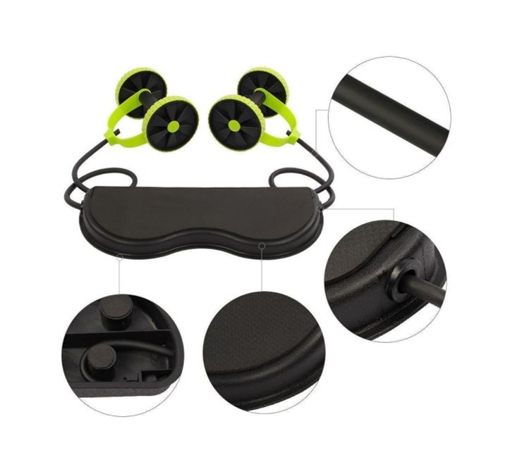 Rueda Abdominales Gimnasio Multifuncional Body Crunch Abs!!!