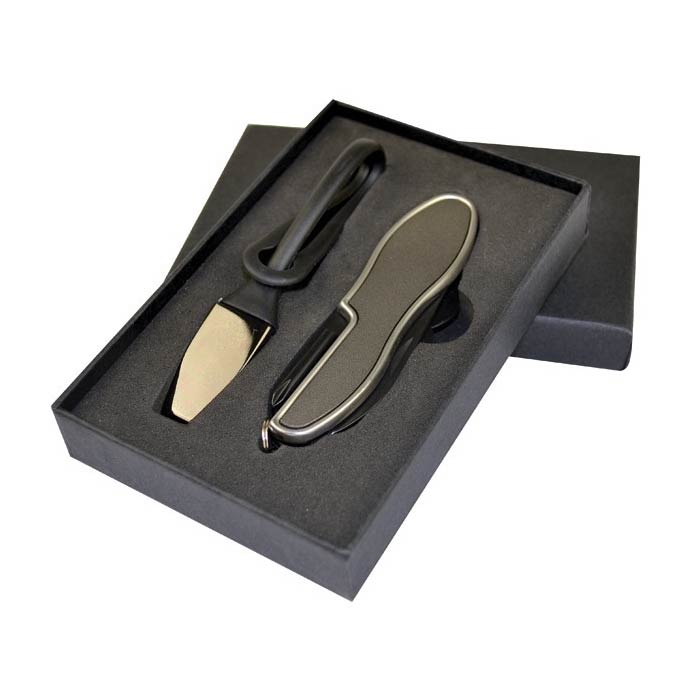 Kit De Navaja Suiza Con Llavero Para Personalizar