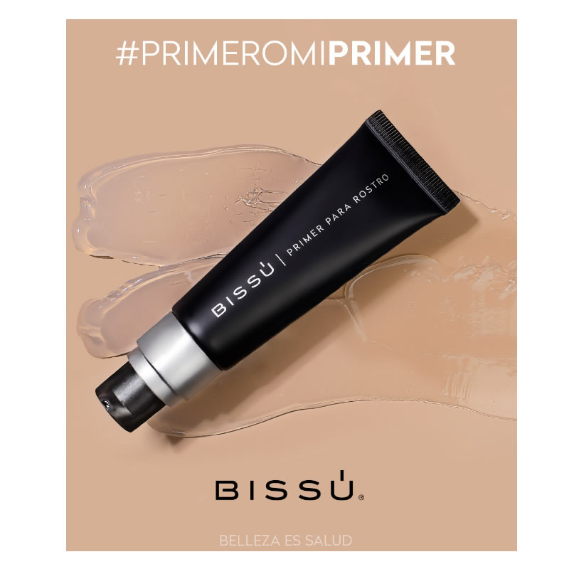 Primer para Rostro Bissú Larga Duración Piel Hidratada Ácido Hialurónico.
