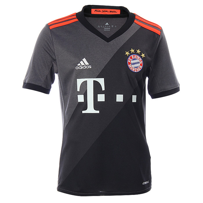 Jersey Adidas Niños FC Bayern Munich Gris Negro AZ4661.