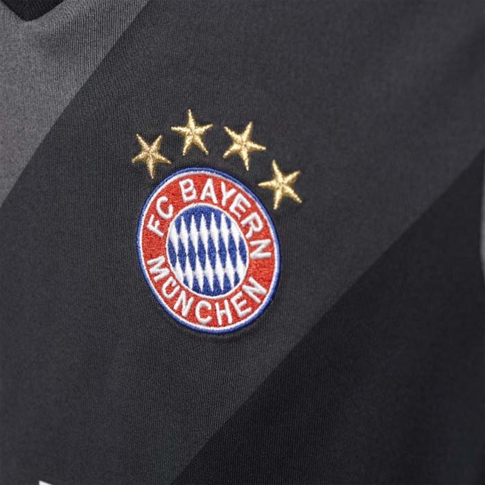 Jersey Adidas Niños FC Bayern Munich Gris Negro AZ4661.
