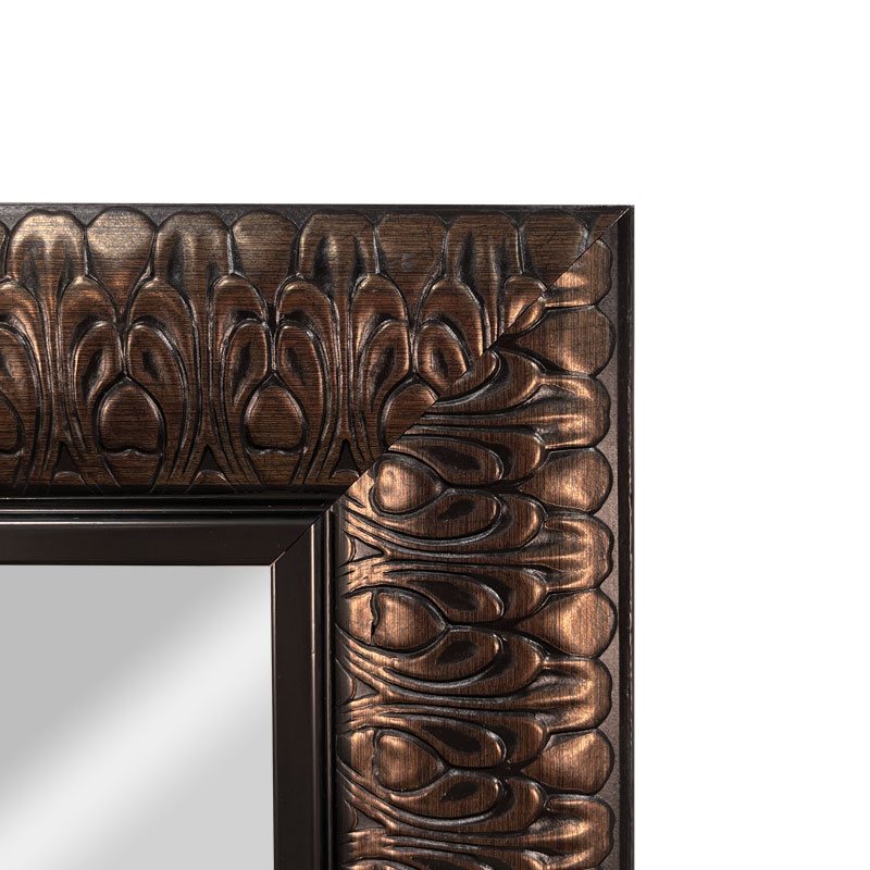 Hermoso Espejo Color Bronce Antiguo