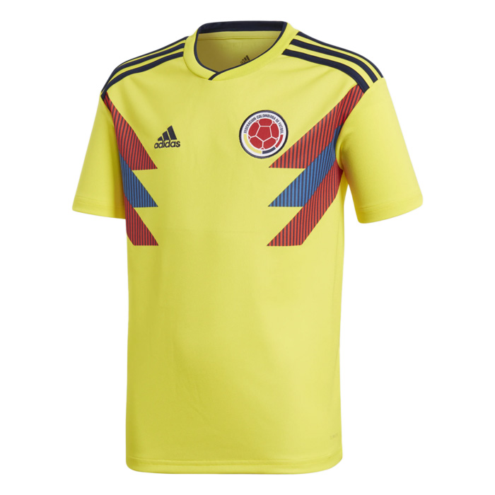 Jersey Adidas Niños Playera Fútbol Colombia FCF Amarillo BR3509.
