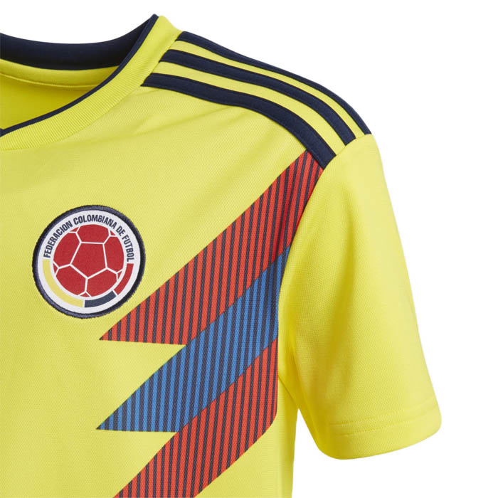 Jersey Adidas Niños Playera Fútbol Colombia FCF Amarillo BR3509.