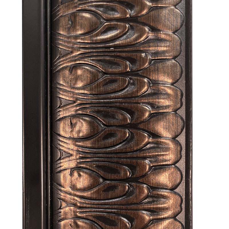Hermoso Espejo Cuerpo Completo Color Bronce Antiguo