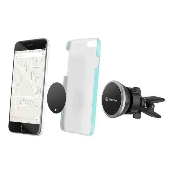 Soporte Magnético Celular Pinza Ventilas Auto Base Steren