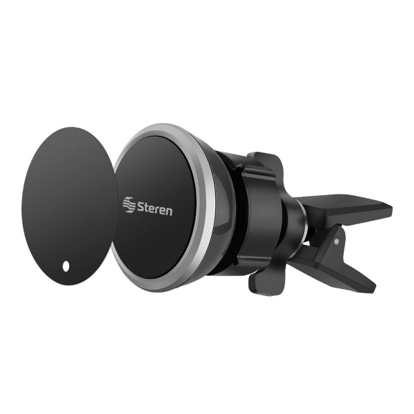 Soporte Magnético Celular Pinza Ventilas Auto Base Steren