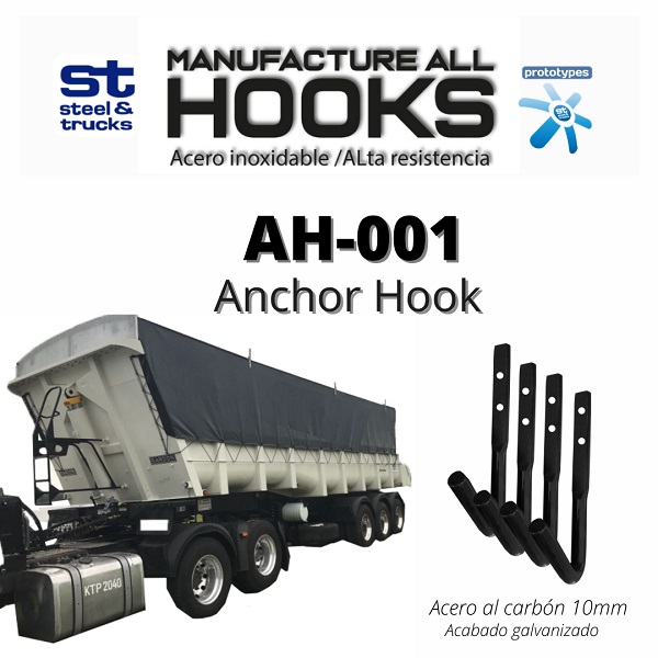 Anclaje de Amarre Barrenado Trailer Plataforma AH-001