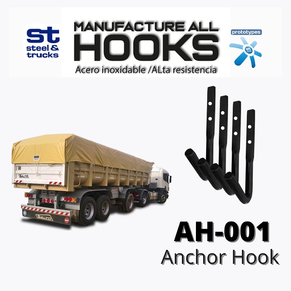 Anclaje de Amarre Barrenado Trailer Plataforma AH-001
