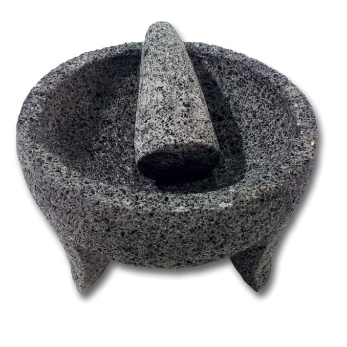 Molcajete Mexicano No.8 Piedra Volcánica