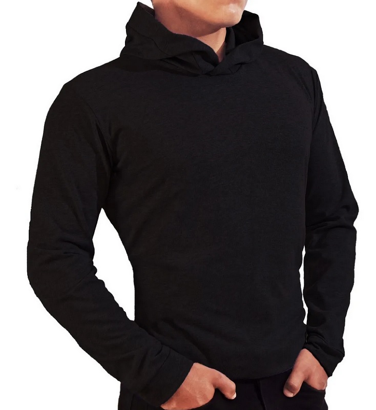 Playera Manga Larga Con Gorro Hombre, 3 Piezas, combo 