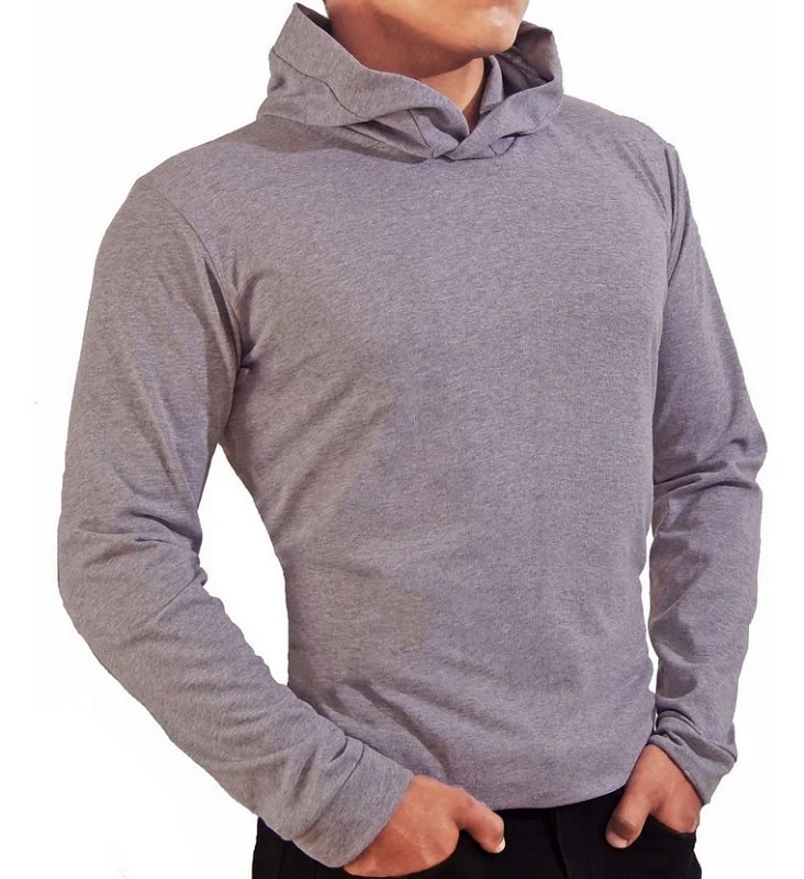 Playera Manga Larga Con Gorro Hombre, 3 Piezas, combo 