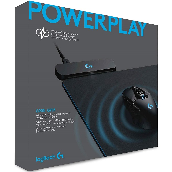 MousePad Logitech PowerPlay Carga Inalámbrica Gaming 943-000208