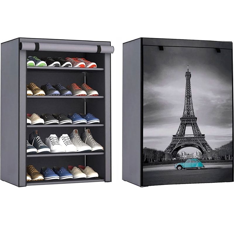 Zapatera 15 Pares Zapatos Organizador 5 Repisas Eiffel Closet
