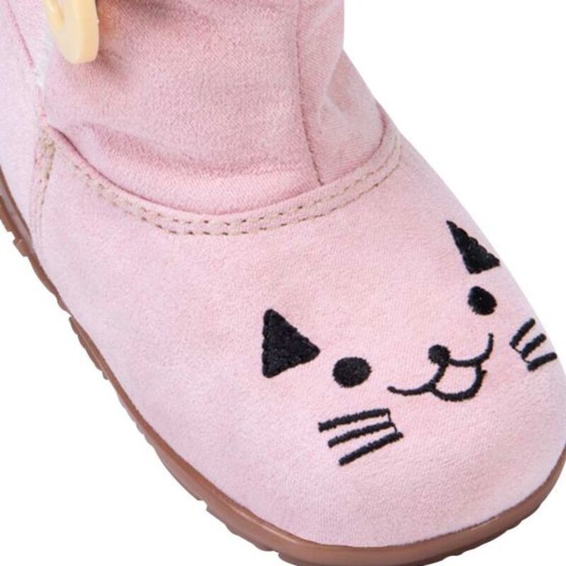 Kit De 2 Pares De Botas Para Bebe Niña Rosa Y Café 329