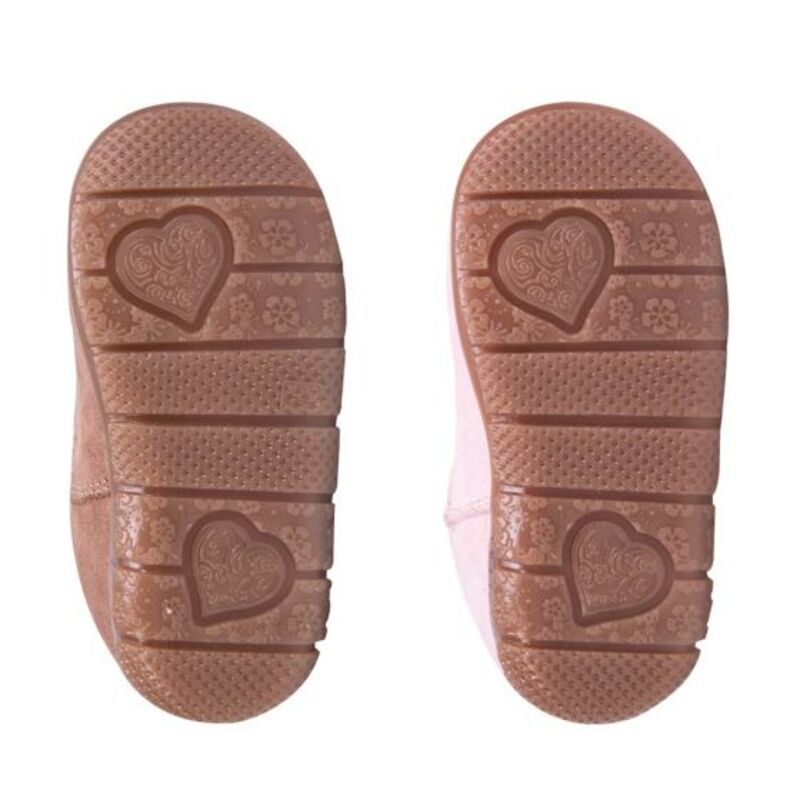 Kit De 2 Pares De Botas Para Bebe Niña Rosa Y Café 329