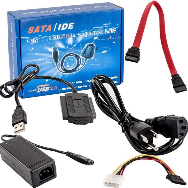 ADAPTADOR CONVERTIDOR DE IDE SATA a USB( Incluye Accesorios)