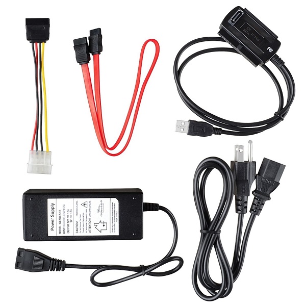 ADAPTADOR CONVERTIDOR DE IDE SATA a USB( Incluye Accesorios)