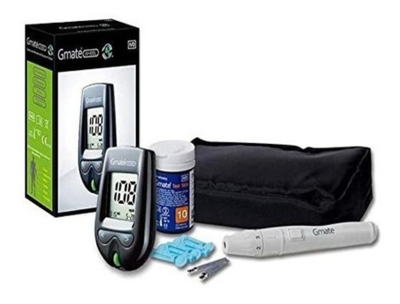 Kit Glucómetro Gmate Wheel Con 5 Piezas