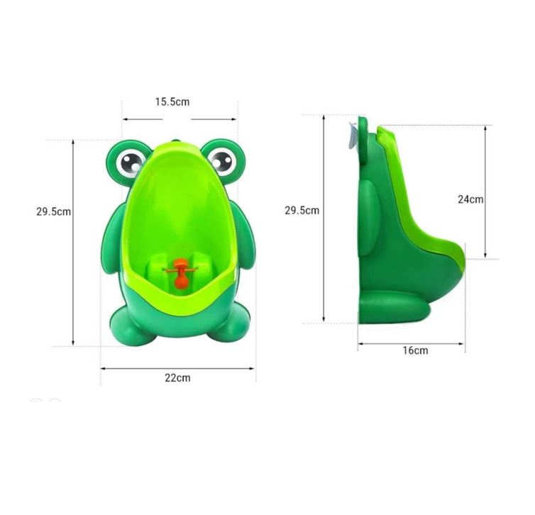 Baño Entrenador Mingitorio Para Bebe Bañito Rana Urinario Niño Verde
