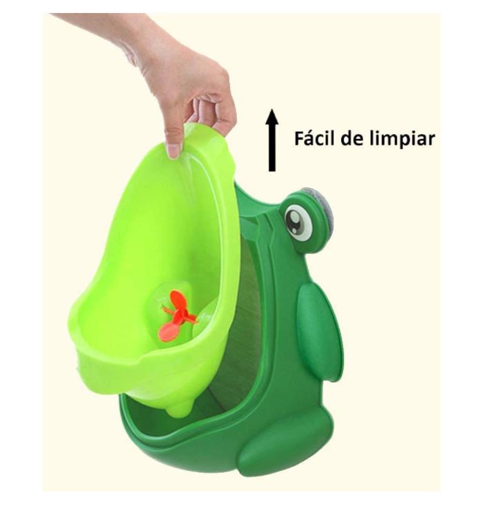Baño Entrenador Mingitorio Para Bebe Bañito Rana Urinario Niño Verde