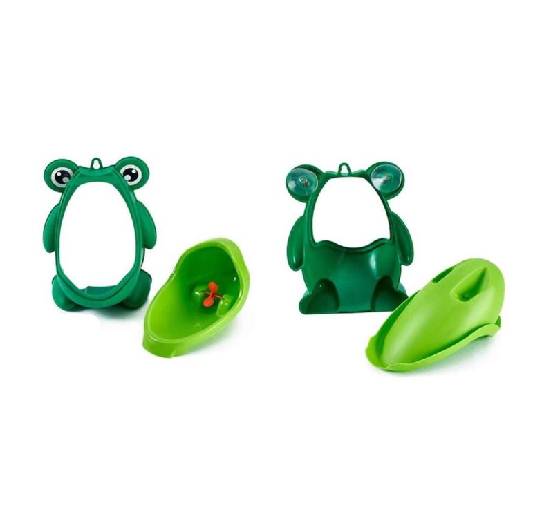 Baño Entrenador Mingitorio Para Bebe Bañito Rana Urinario Niño Verde