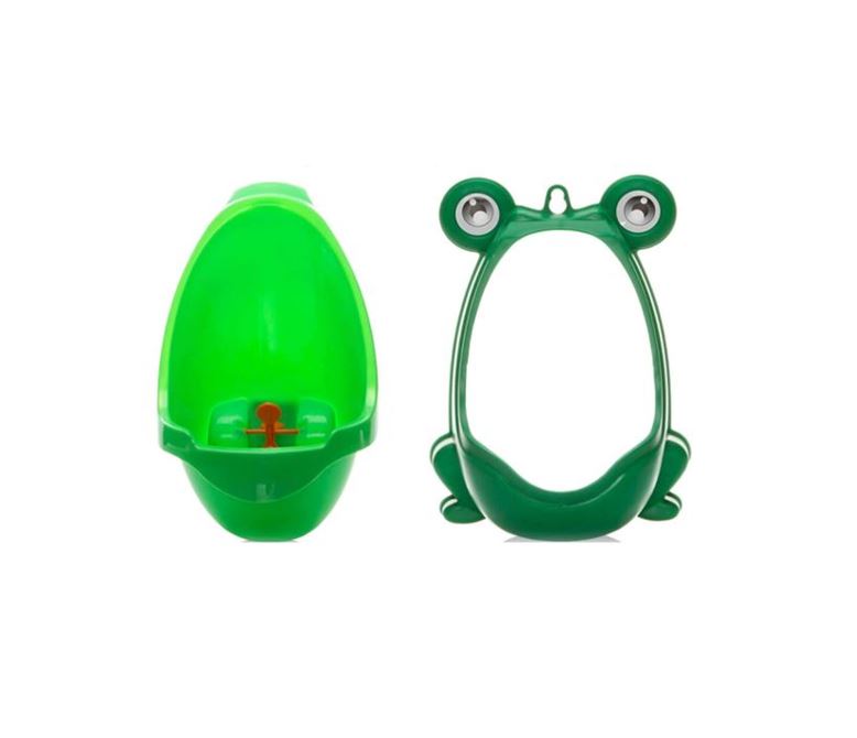 Baño Entrenador Mingitorio Para Bebe Bañito Rana Urinario Niño Verde