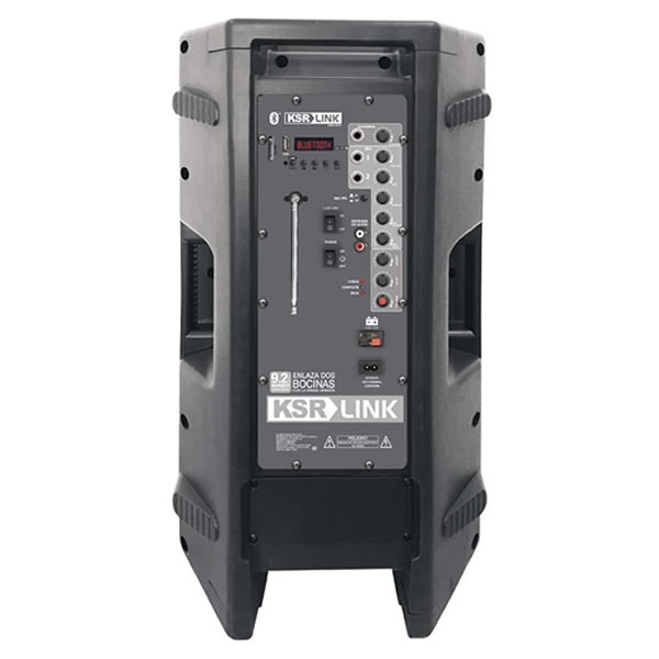 Bafle Recargable Sonido Envolvente 12000 W KAISER MSA-8012 - Negro