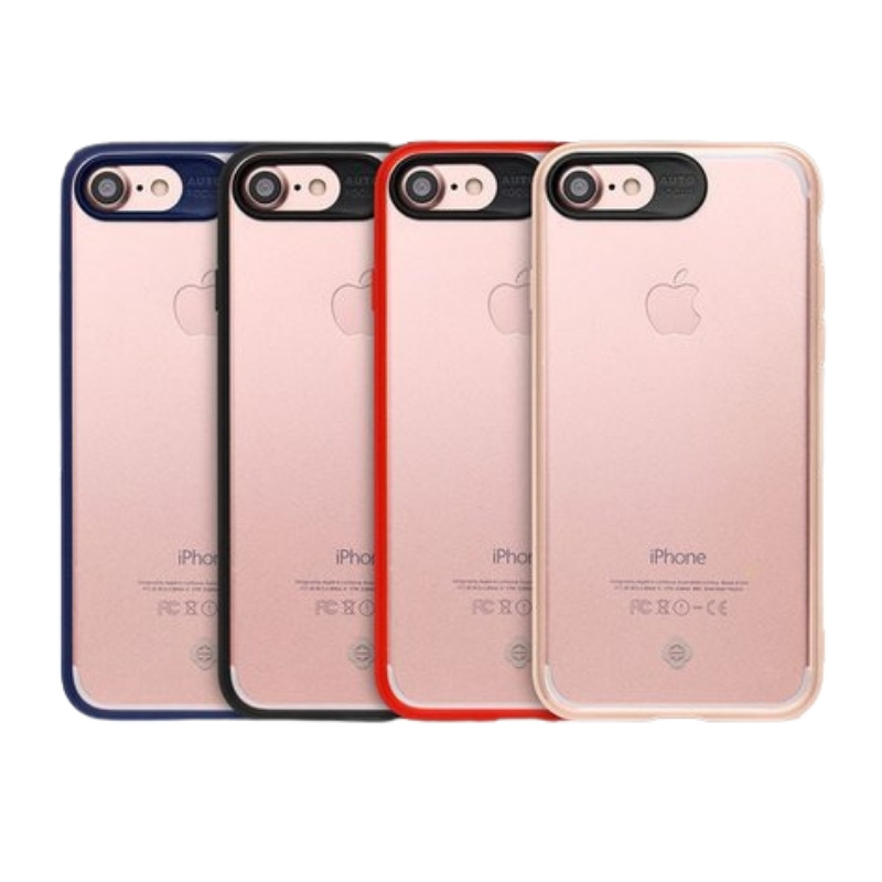 Protector Totu Hazy Color Azul Marino Iphone 7, 8 y SE