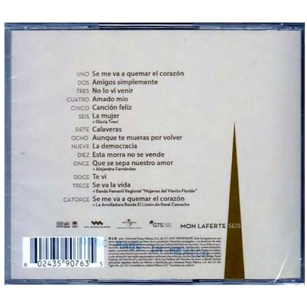 CD Mon Laferte ~ Seis