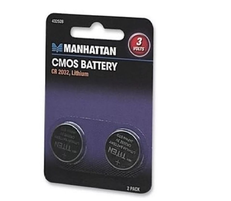 Batería Pila 3v Tarjeta Madre Control Cochera Cmos Lap Reloj Litio 2pz Computadoras Cambiable