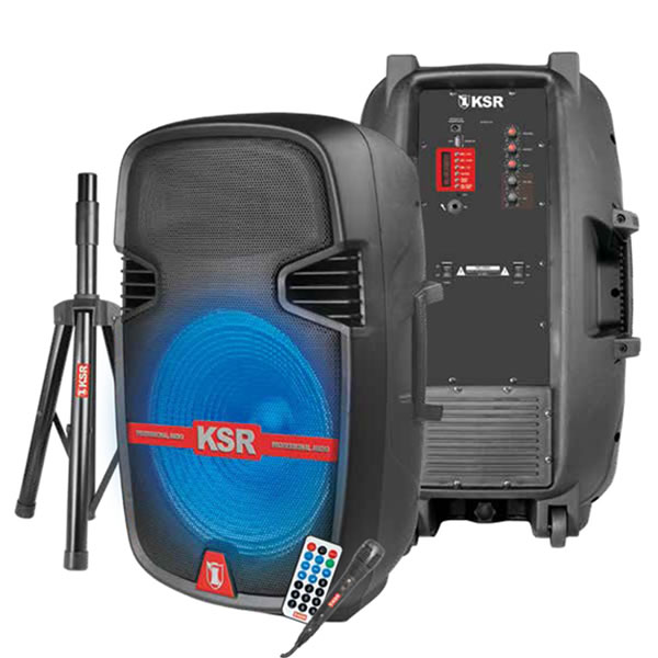 Bafle Recargable Con Tripie 25 000 W Kaiser MSA-5615 - Negro
