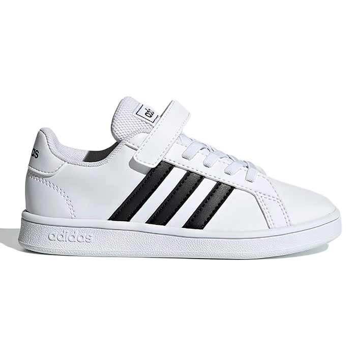 TENIS PARA NIÑOS ADIDAS NIÑO BLANCO ADIDAS GRAND COURT VELCRO EF0109